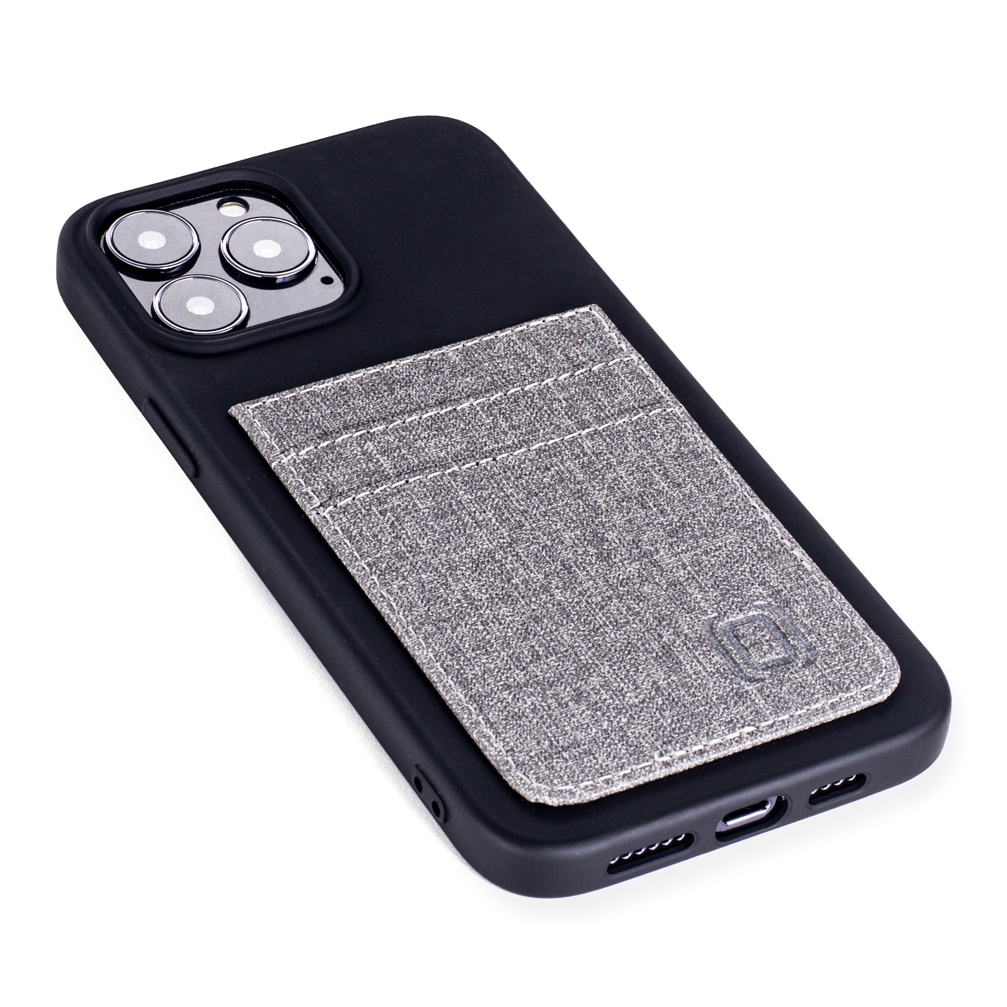 iPhone 13 Pro Max Luxe M2T Wallet Case [Black/Grey]