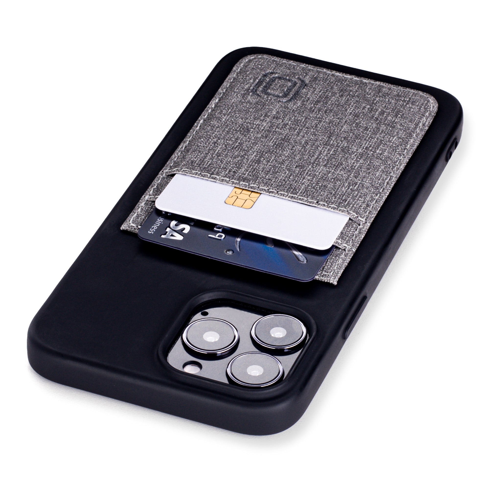 iPhone 13 Pro Max Luxe M2T Wallet Case [Black/Grey]