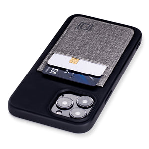 iPhone 13 Pro Max Luxe M2T Wallet Case [Black/Grey]