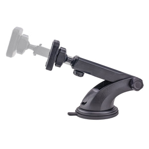 DashPro Magno Mount 3.0 Series: Magnetic Car Mount for Dash with Suction Base and Long Range Adjustable Extension Arm