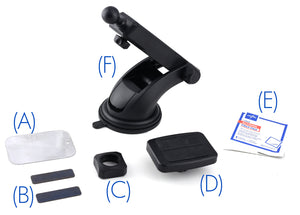 DashPro Magno Mount 3.0 Series: Magnetic Car Mount for Dash with Suction Base and Long Range Adjustable Extension Arm