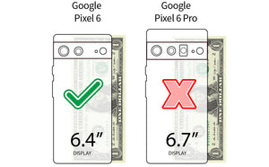 Luxe N2T Wallet Case for Pixel 6 [Black/Grey]