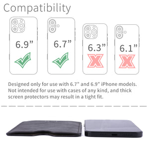 Executive Sleeve for iPhone Pro Max Models 17, 16, 15, 14, 13, 12 & Plus Models 16, 15, 14