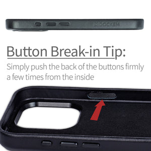 button break in tip for genuine leather cases from dockem for iphone