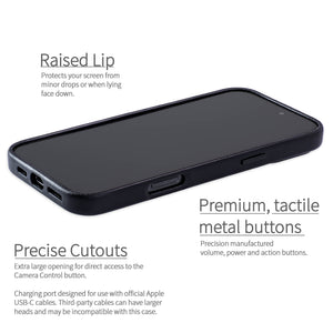 iPhone 16 Genuine Leather M2GL Card Case [Black]