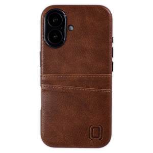 strait on shot showing texture in faux leather of exec case