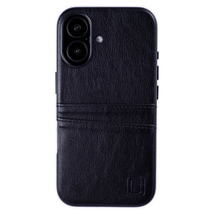 strait on shot showing texture in faux leather of exec case