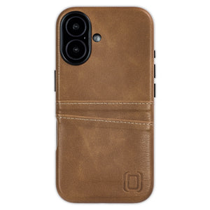 strait on shot showing texture in faux leather of exec case