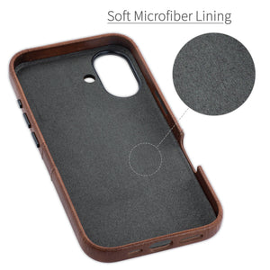 soft microfiber lining offering soft landing spot for iphone