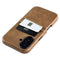 Exec Card Case V2 for iPhone 16 - Light Brown