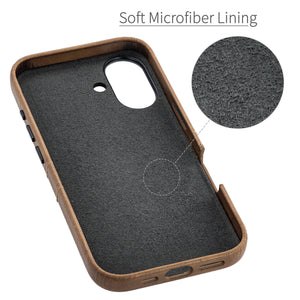 soft microfiber lining offering soft landing spot for iphone