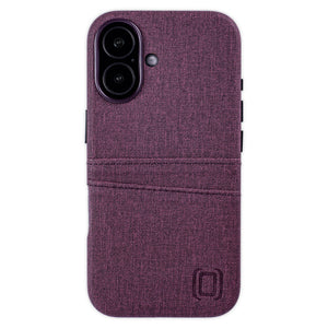 strait on shot showing texture in faux leather of luxe case