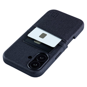 luxe m2 case for iphone 16 with 2 card holder slots