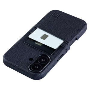 luxe m2 case for iphone 16 with 2 card holder slots