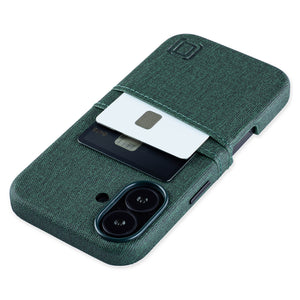 luxe m2 case for iphone 16 with 2 card holder slots