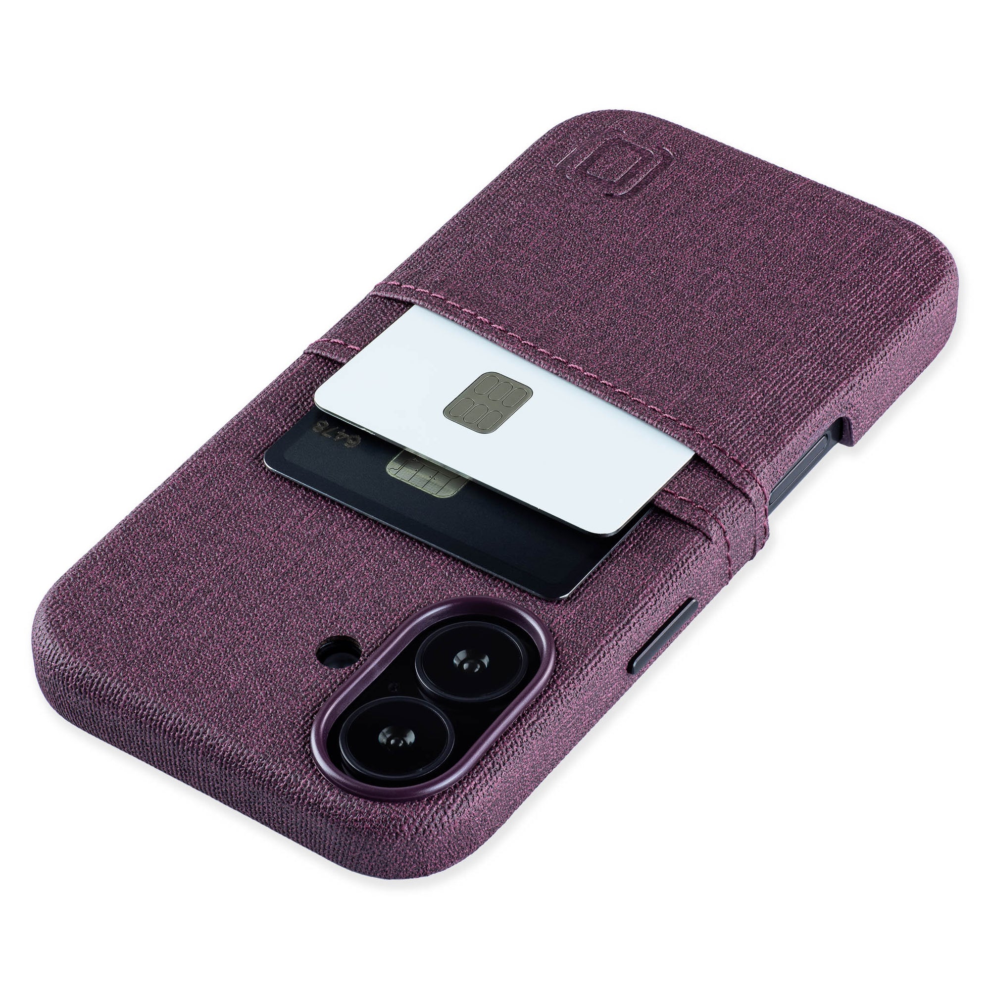 luxe m2 case for iphone 16 with 2 card holder slots