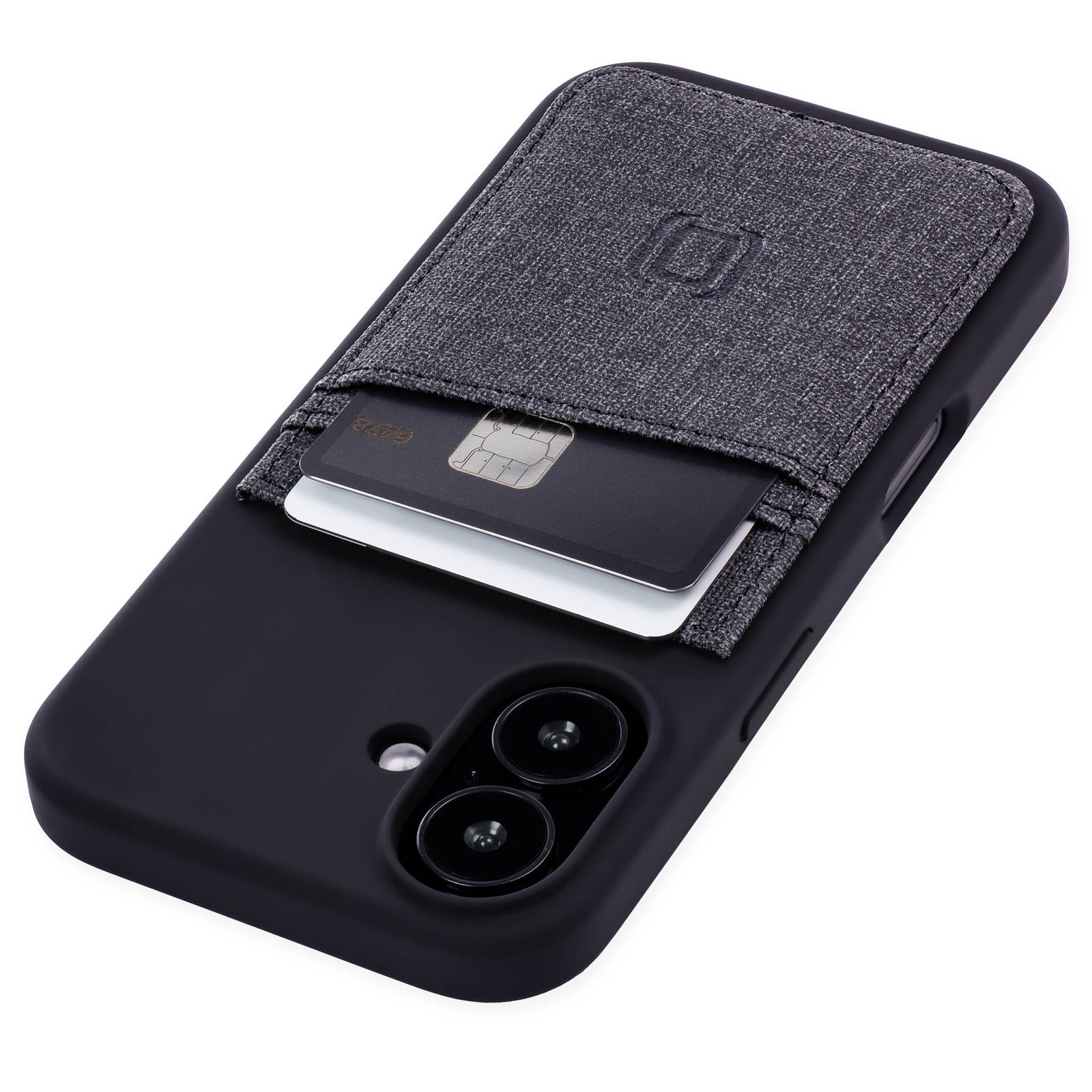 iPhone 16 Silicone M2L Card Case [Black]