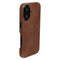 Slim Genuine Leather Case for iPhone 16 - Brown - MSGL V2