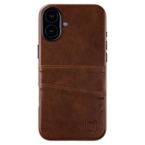 strait on shot showing texture in faux leather of exec case