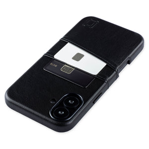 Exec m2 case for iphone 16 plus with 2 card holder slots