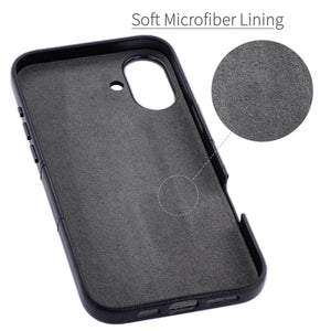 soft microfiber lining offering soft landing spot for iphone
