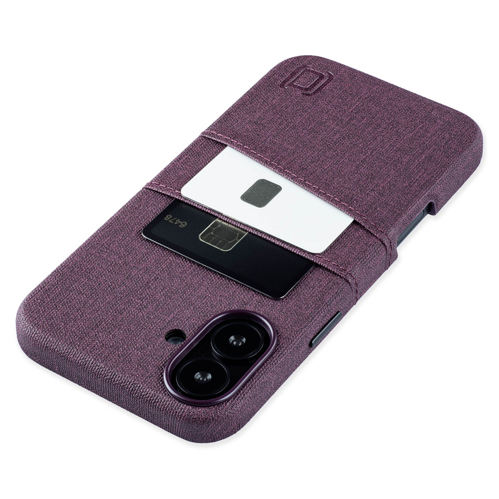 luxe m2 case for iphone 16 plus with 2 card holder slots