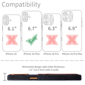 compatibility of the card case with iphone 17e and 16e (6.1 inch)