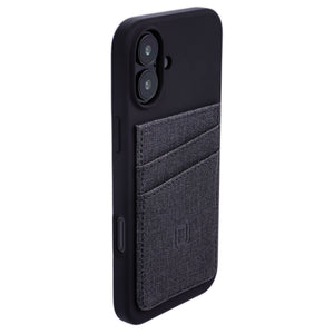 iPhone 16 Plus Silicone M2L Card Case [Black]