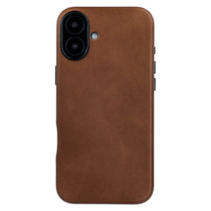 photo showing oil-waxed leather color for msgl genuine leather case