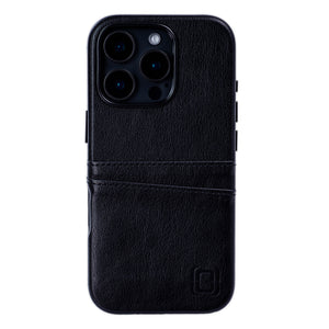 strait on shot showing texture in faux leather of exec case