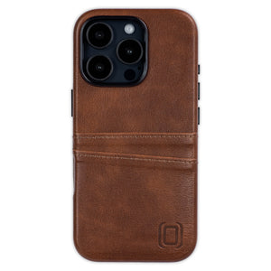 strait on shot showing texture in faux leather of exec case
