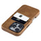 Exec Card Case V2 for iPhone 16 Pro - Light Brown