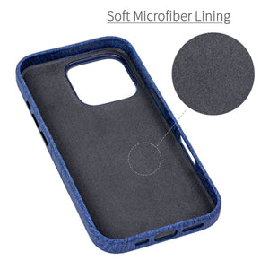 soft microfiber lining offering soft landing spot for iphone