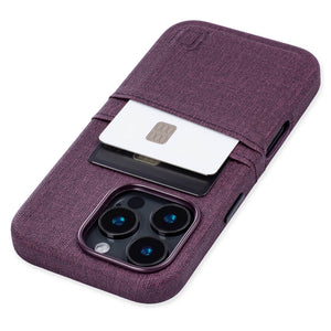 luxe m2 case for iphone 16 pro with 2 card holder slots