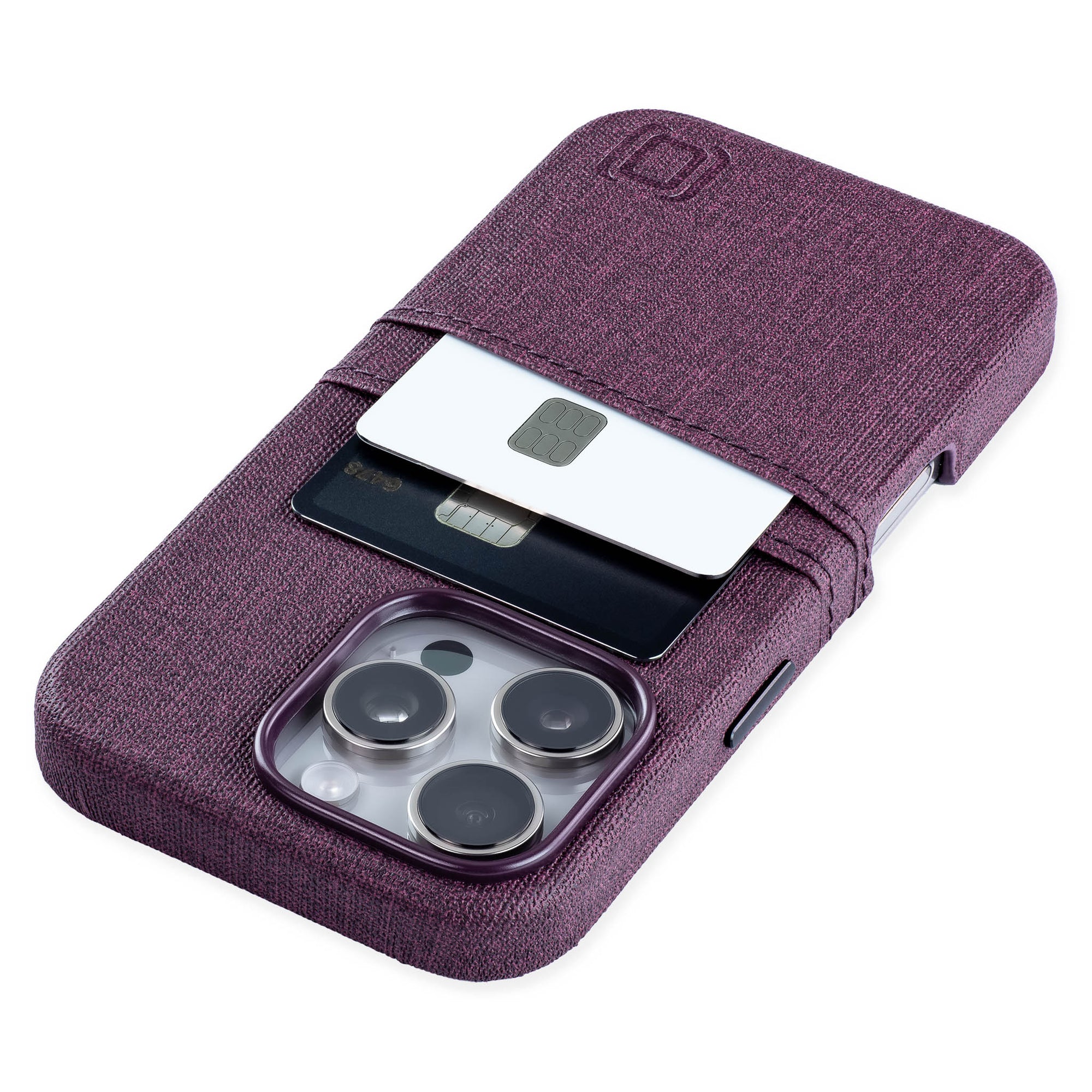 luxe m2 case for iphone 16 pro with 2 card holder slots