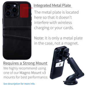 integrated metal plate location allowing for mangetic mounting