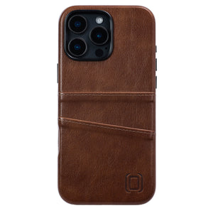 strait on shot showing texture in faux leather of exec case