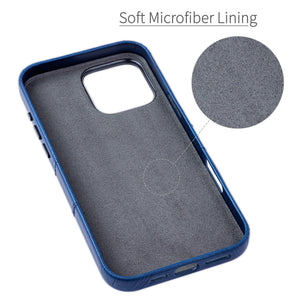soft microfiber lining offering soft landing spot for iphone