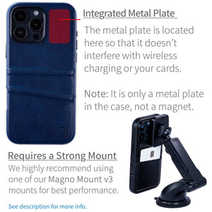 integrated metal plate location allowing for mangetic mounting