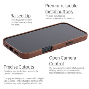 completely exposed camera button, metal tactile buttons raised lip around edge for protection