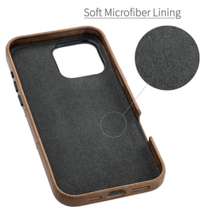soft microfiber lining offering soft landing spot for iphone