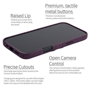 completely exposed camera button, metal tactile buttons raised lip around edge for protection