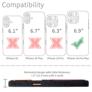 compatibility of the card case with iphone 17e and 16e (6.1 inch)