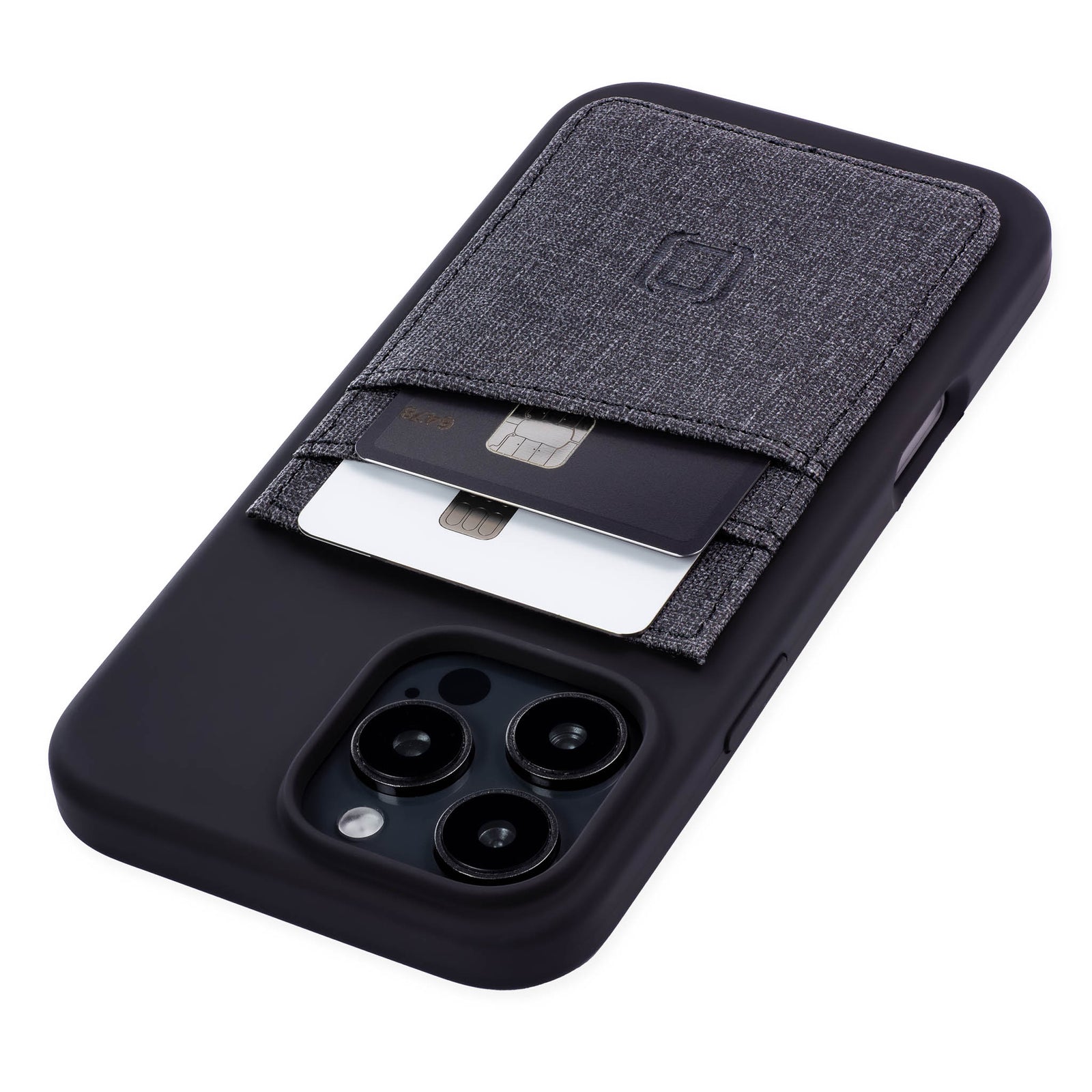 iPhone 16 Pro Max Silicone M2L Card Case [Black]