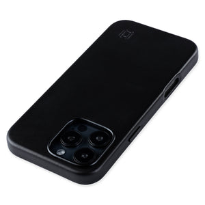 genuine leather slim case for iphone 16 pro max metal camera ring and buttons