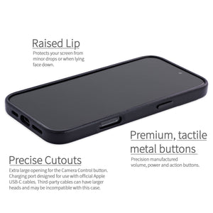 enlarged cut out for camera button with full edge coverage