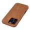 iPhone 16 Pro Max Genuine Leather MSGL Slim Case [Light Brown]