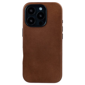 photo showing oil-waxed leather color for msgl genuine leather case