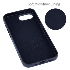 soft microfiber lining offering soft landing spot for iphone