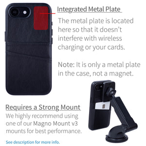 integrated metal plate location allowing for mangetic mounting